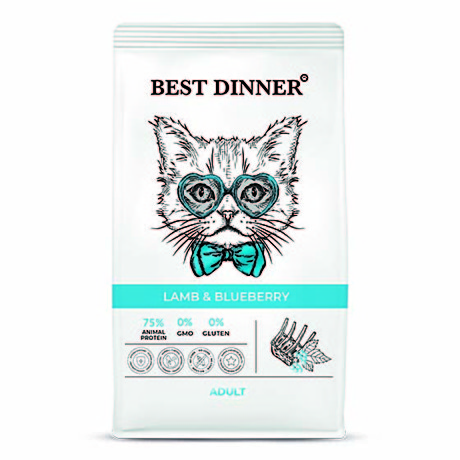 Best Dinner Adult Cat Lamb & Blueberry 400гр