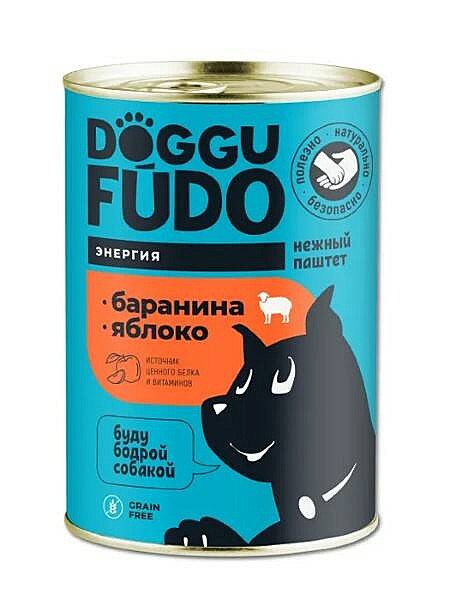 Doggufudo. NO GRAIN. Баранина с яблоком 400 г