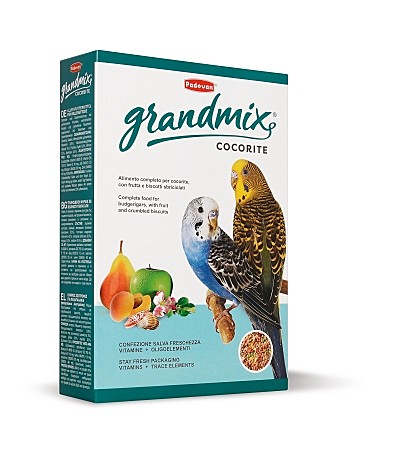 GRANDMIX COCORITEКомплексный корм для маленьких попугаев (волнистых попугаев) 1кг