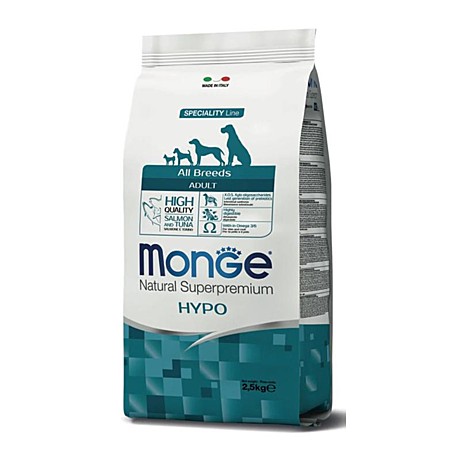 MONGE (Монж) SPECIALITY LINE ALL BREEDS ADULT HYPOALLERGENIC SALMONE & TUNA 15 кг