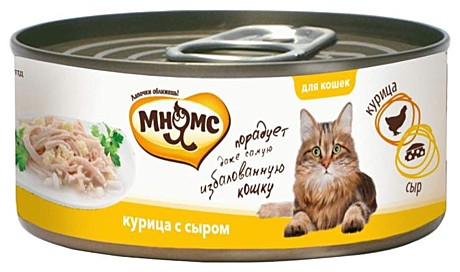 Мнямс Курица с сыром в нежном желе 70 гр