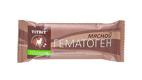 TiTBiT (Титбит) Гематоген Мясной Vitamin 1шт