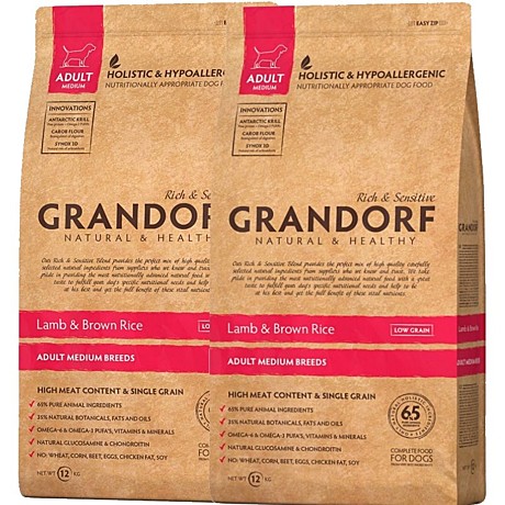 Grandorf (Грандорф) Ягнёнок с рисом Медиум 3кг