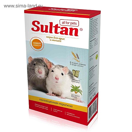 Sultan (Султан) «Полноценная трапеза» для крыс 