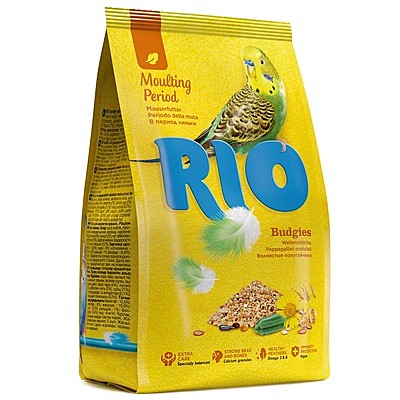 RIO для волнистых попугаев во время линьки 500г