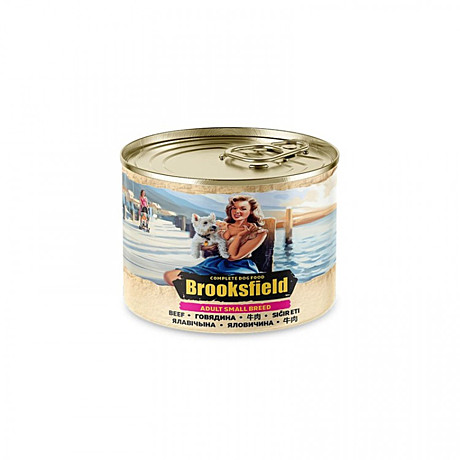 brooksfield (Бруксфилд) для собак мелкиx пород говядина с рисом