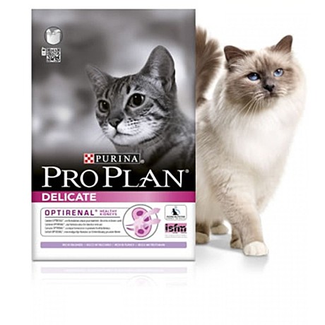 Pro Plan Delicate для кошек с чувствительным пищеварением, индейка (1.5кг)