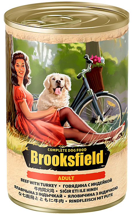 brooksfield (Бруксфилд) говядина с индейкой и рисом