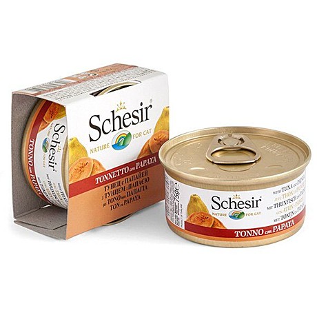 Schesir (Шезир) для кошек с тунцом и папайей — 75 гр