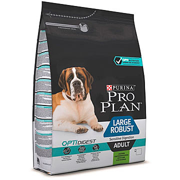 Pro Plan (Проплан) для собак крупных пород с мощным телосложением с чувствительным пищеварением, ягнёнок 18кг