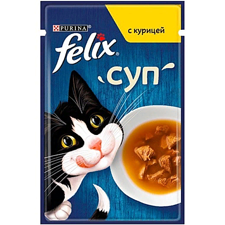 Felix суп с курицей, пауч, 48г