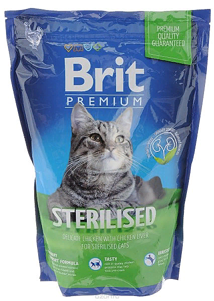 Brit Premium (Брит Премиум) Cat Sterilised 8кг