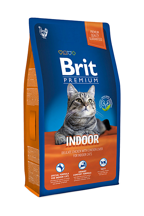 Brit Premium (Брит Премиум) Cat Indoor 8кг
