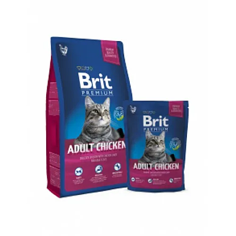Brit Premium (Брит Премиум) Cat Adult Chicken 8кг