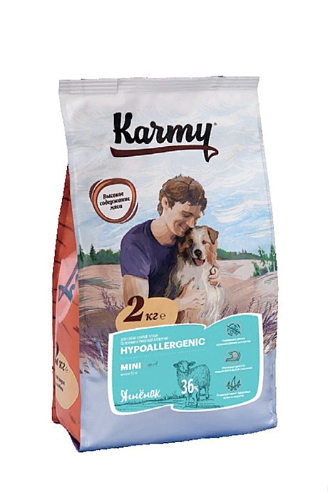 Karmy Hyppoallergenic Mini для собак - ягненок 10 кг