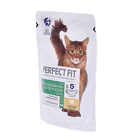Perfect Fit Perfect Fit паучи для стерилизованных кошек, PERFECT FIT pouch Sterile 24*85g