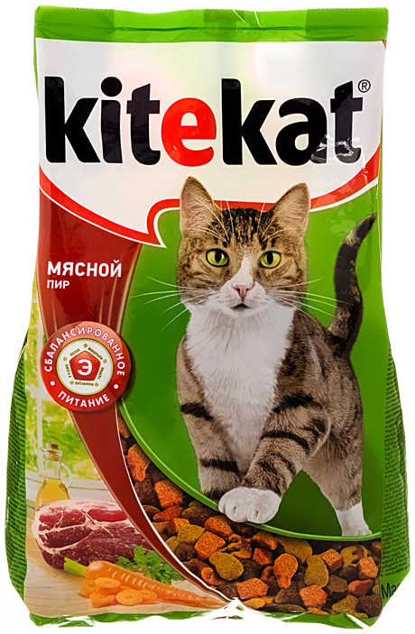 Kitekat (Китекат) для кошек мясной пир