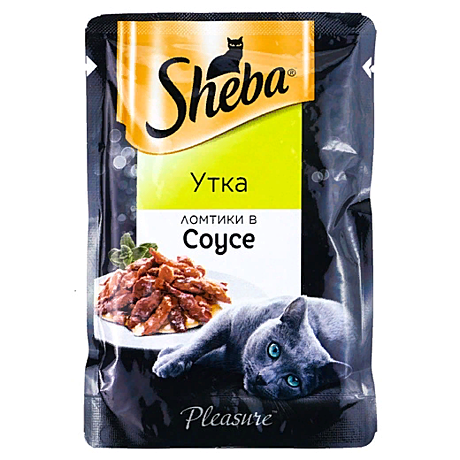 SHEBA® ЛОМТИКИ В СОУСЕ Утка