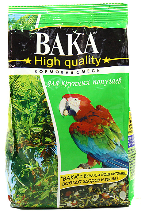 ВАКА High Quality корм для крупных попугаев