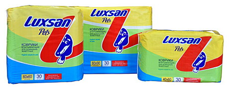 Коврики Luxsan Pets впитывающие для домашних животных 40 х 60