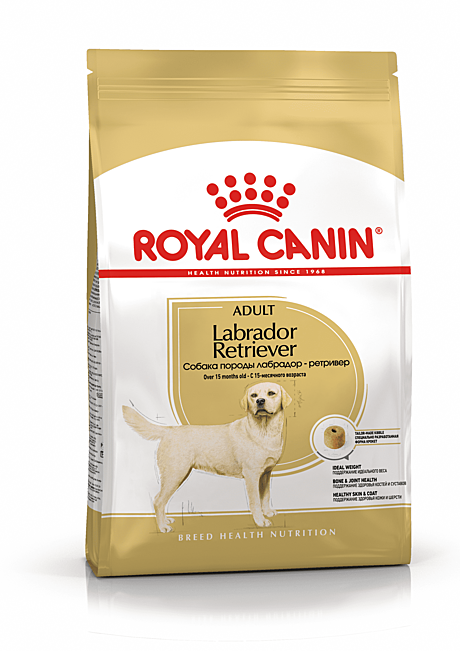 Royal Canin Labrador Retriever Корм сухой для взрослых собак породы Лабрадор Ретривер от 15 месяцев,