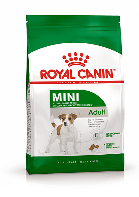 Royal Canin Mini Adult Корм сухой для взрослых собак мелких размеров от 10 месяцев, 0,8 кг