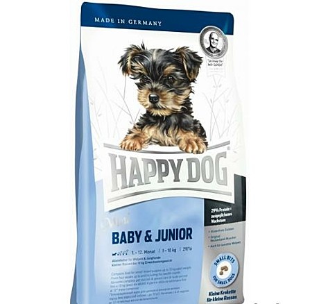 Happy Dog (Хэппи Дог) Supreme Mini Baby & Junior для щенков мини пород собак 4кг