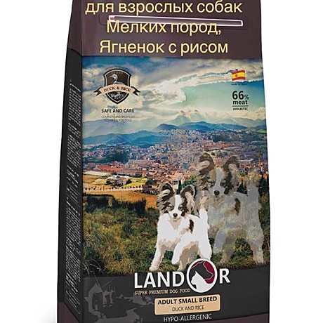 ADULT SMALL BREED DOG с мясом утки – идеальный сухой корм для маленьких пород зрелого возраста 100гр