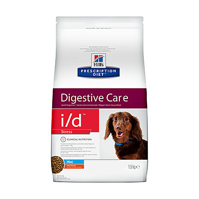 Hill's Prescription Diet i/d Stress Mini Digestive Care сухой диетический, для собак мелких пород при расстройствах ЖКТ, вызванных стрессом, с курицей 1кг