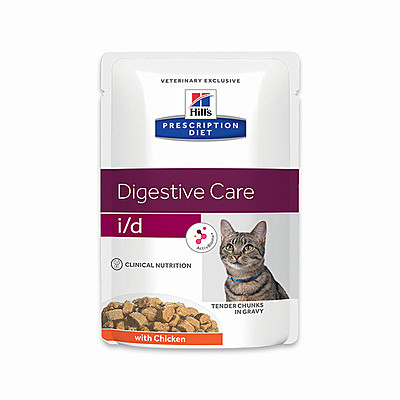  Hill's вет.консервы влажный диетический корм для кошек при расстройствах пищеварения, ЖКТ, с курицей 85гр