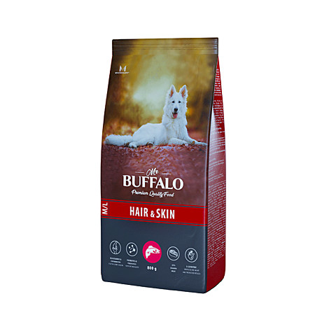 MR. BUFFALO HAIR & SKIN С ЛОСОСЕМ 2кг