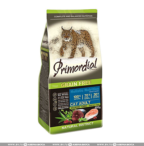 Primordial (Примордиал) для кошек с лососем и тунцом 6кг