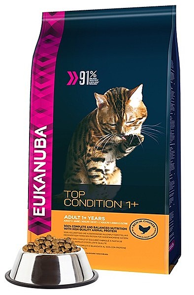 Сухой корм Eukanuba Adult Top Condition для взрослых кошек с курицей