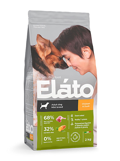 Elato Holistic Adult Dog Mini Chicken & Duck 500гр