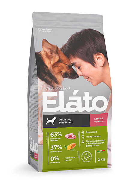 Elato Holistic Adult Dog Mini Lamb & Venison 500гр