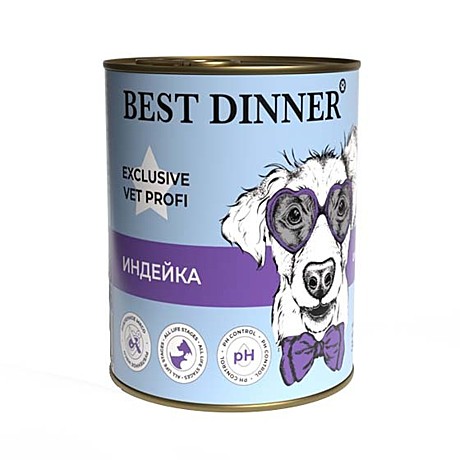 Best Dinner Exclusive Vet Profi Urinary Индейка 340гр