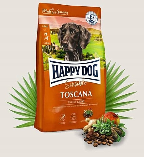Happy Dog (Хэппи Дог) Supreme Sensible Toscana утка и лосось 12,5кг