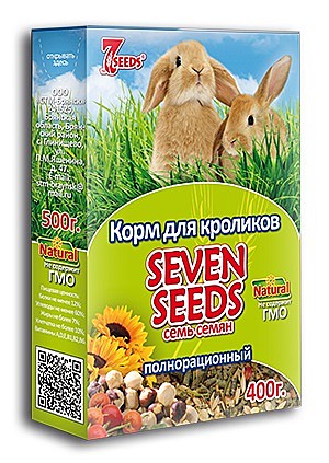 Корм для кроликов Seven Seeds 400гр