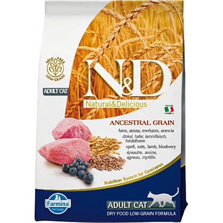 N&D Low Grain Cat Lamb & Blueberry Adult 100гр