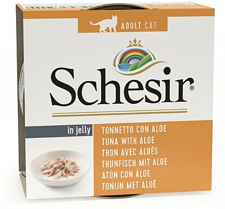 Schesir (Шезир) для кошек с тунцом и алое — 85 гр 