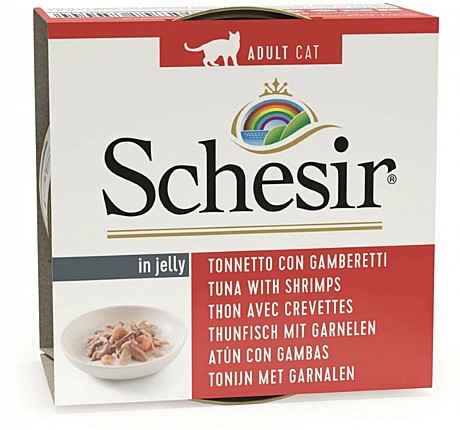 Schesir (Шезир) для кошек с тунцом и креветками — 85 гр