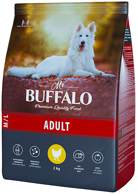 MR. BUFFALO ADULT M/L С КУРИЦЕЙ 2кг