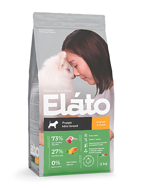 Elato Holistic Puppy Mini Chicken & Duck 2кг