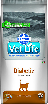 FARMINA вет.корма сухой корм для кошек при сахарном диабете 2кг